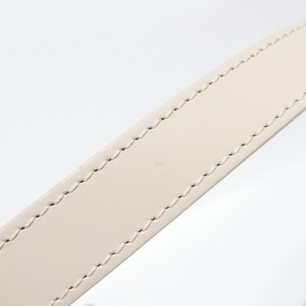 Louis Vuitton White Leather Handbag (Pre-Owned)