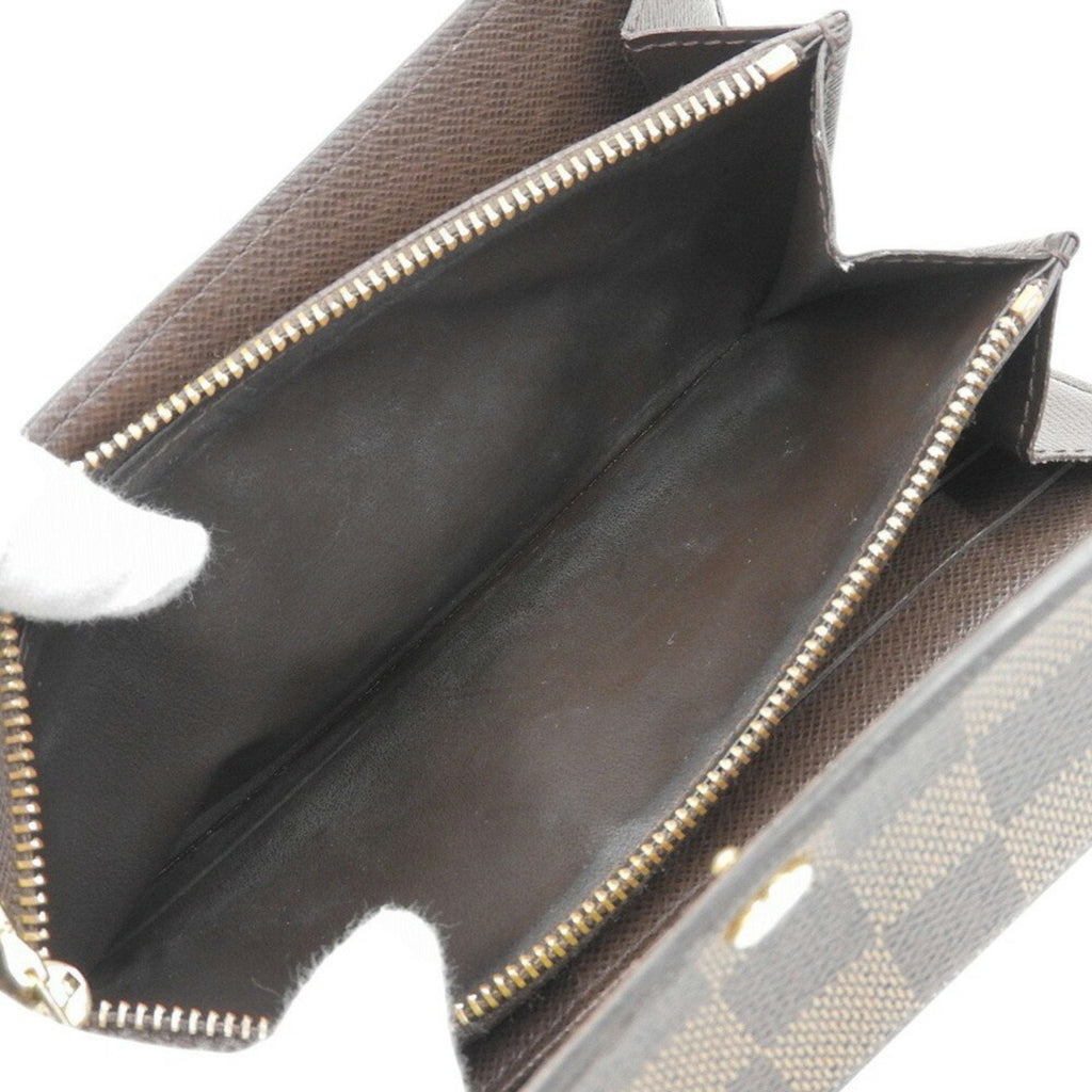 Louis Vuitton Ebene Pvc Long Wallet (Bi-Fold) (Pre-Owned)