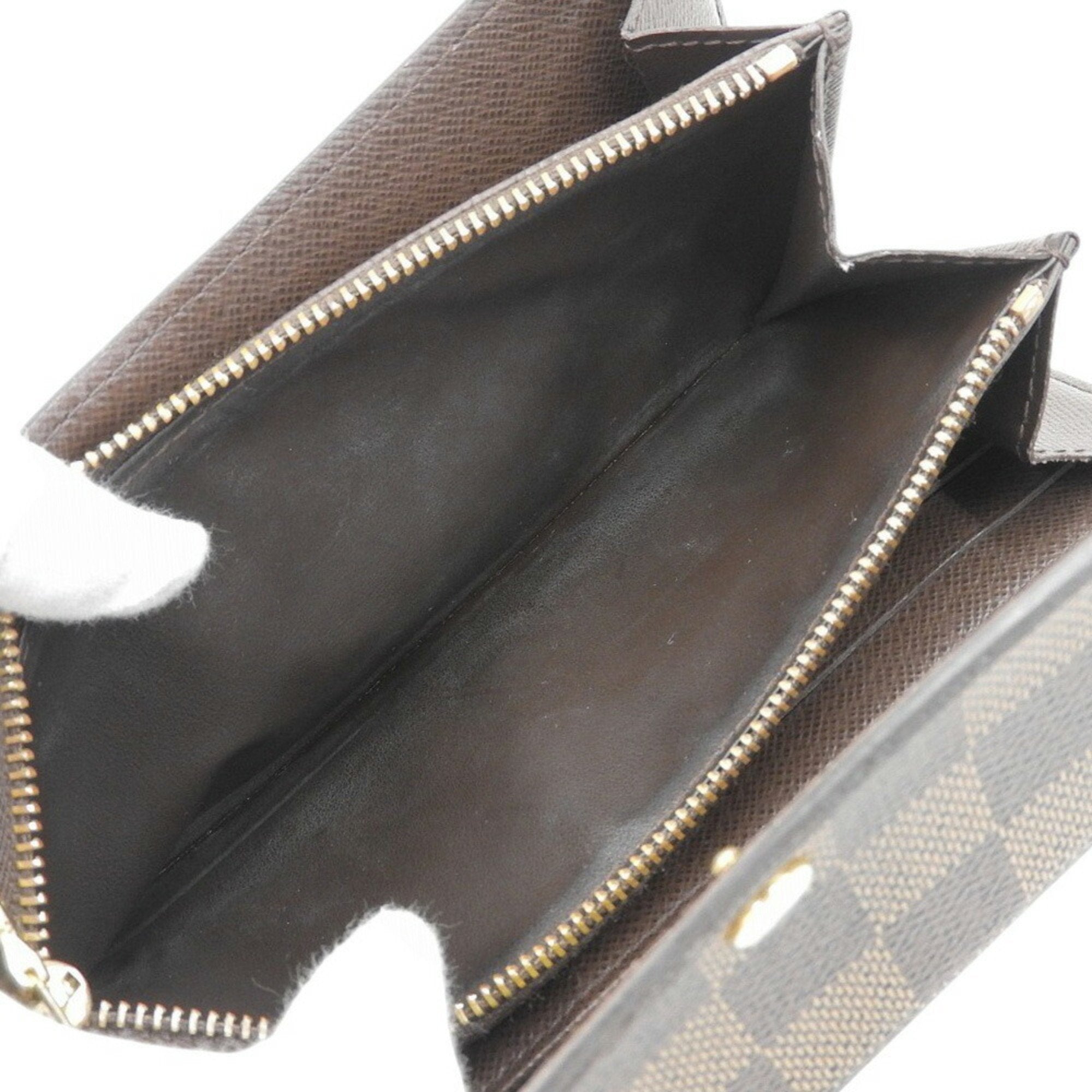 Louis Vuitton Ebene Pvc Long Wallet (Bi-Fold) (Pre-Owned)