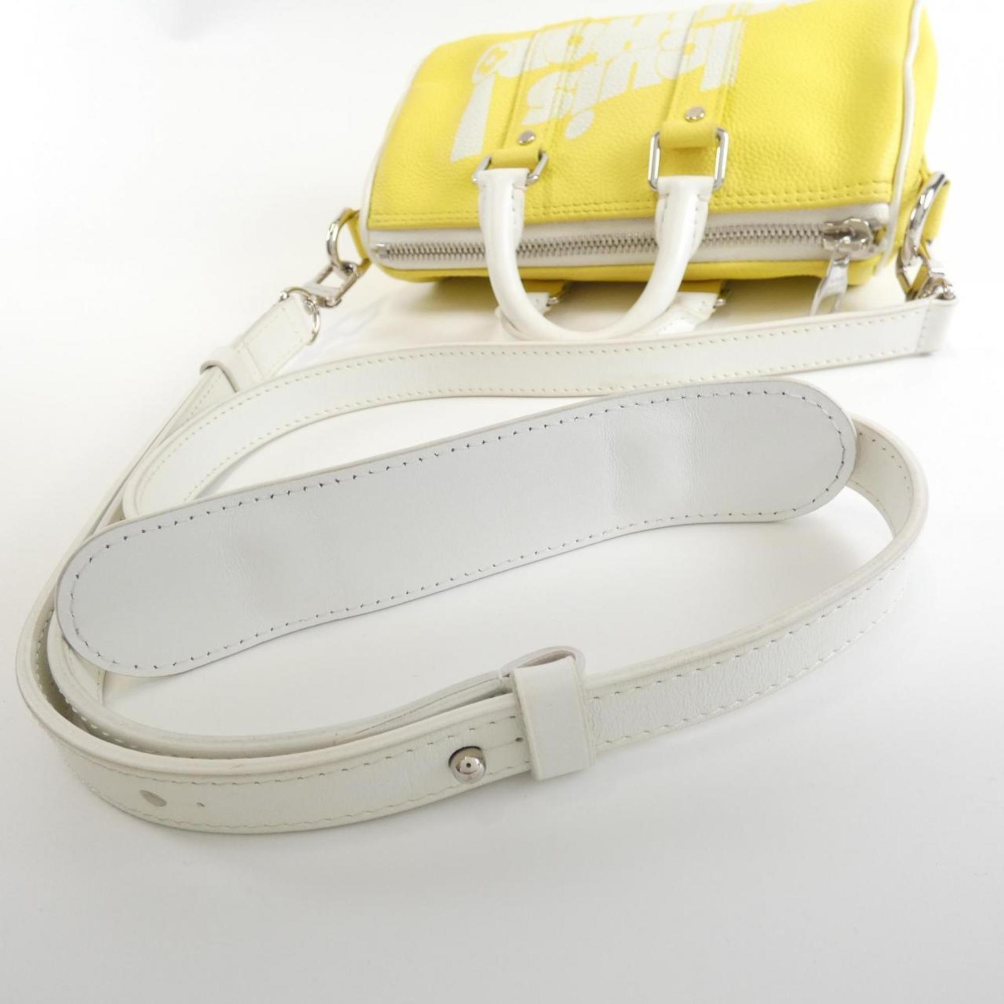 Louis Vuitton Jaune Leather Boston Bag (Pre-Owned)