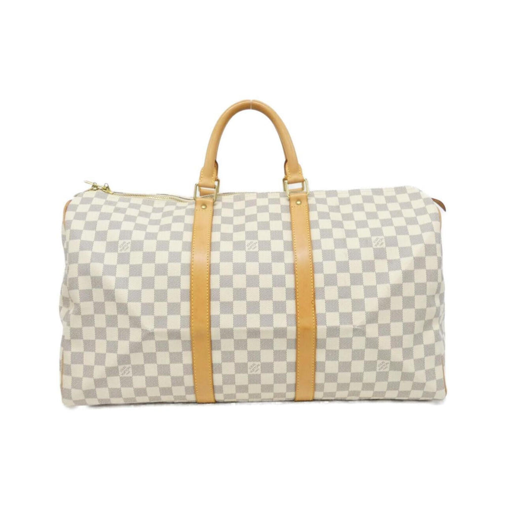 Louis Vuitton Damier Azur Azur Coated Canvas Boston Bag (Pre-Owned)