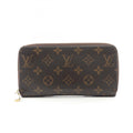 Louis Vuitton Brown Monogram Pink Rose Ballerine Monogram Long Wallet (Bi-Fold) (Pre-Owned)