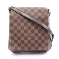 Louis Vuitton Brown Damier Canvas Coated Canvas Leather Shoulder Bag (Pre-Owned)