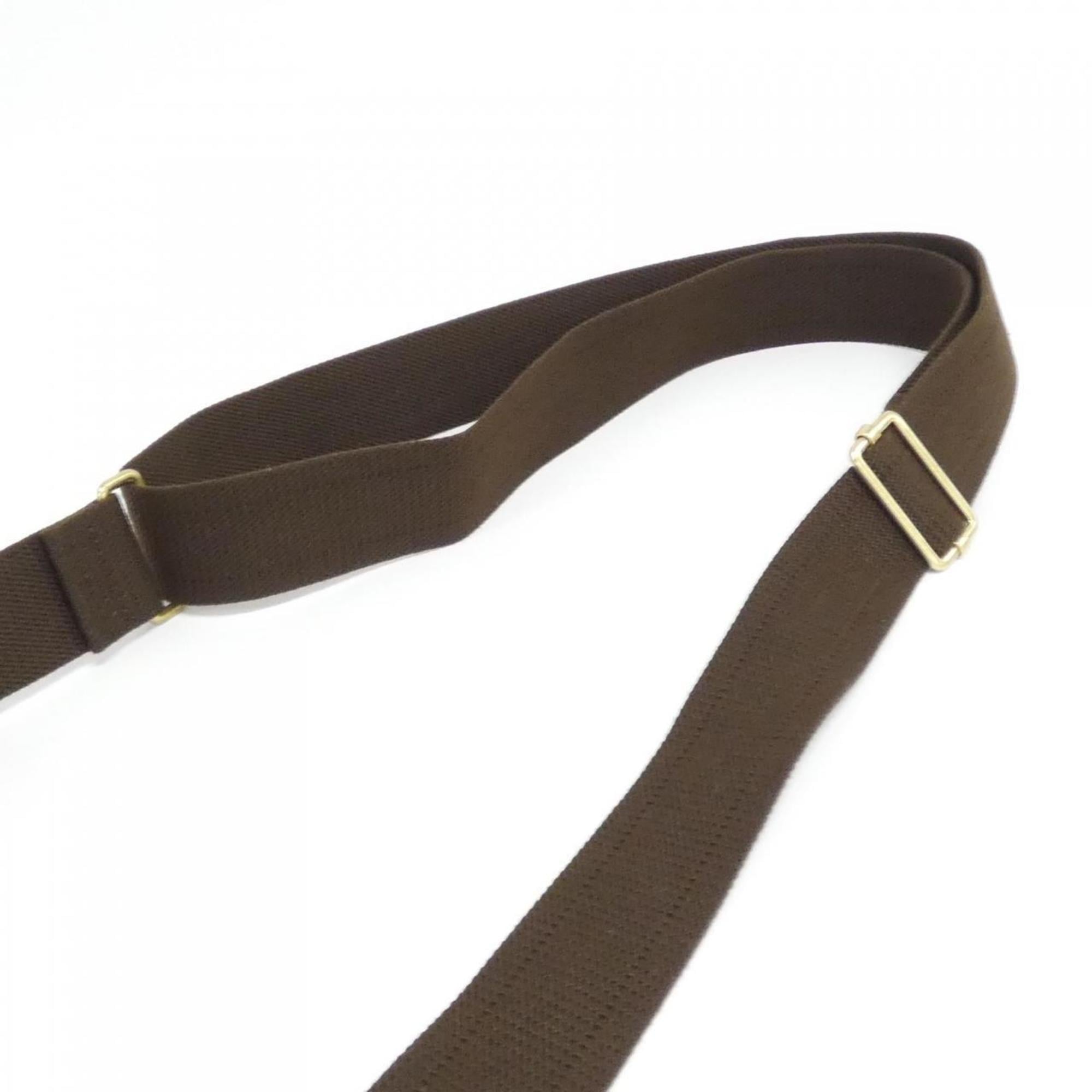Louis Vuitton Marron Coated Canvas Shoulder Bag (Pre-Owned)