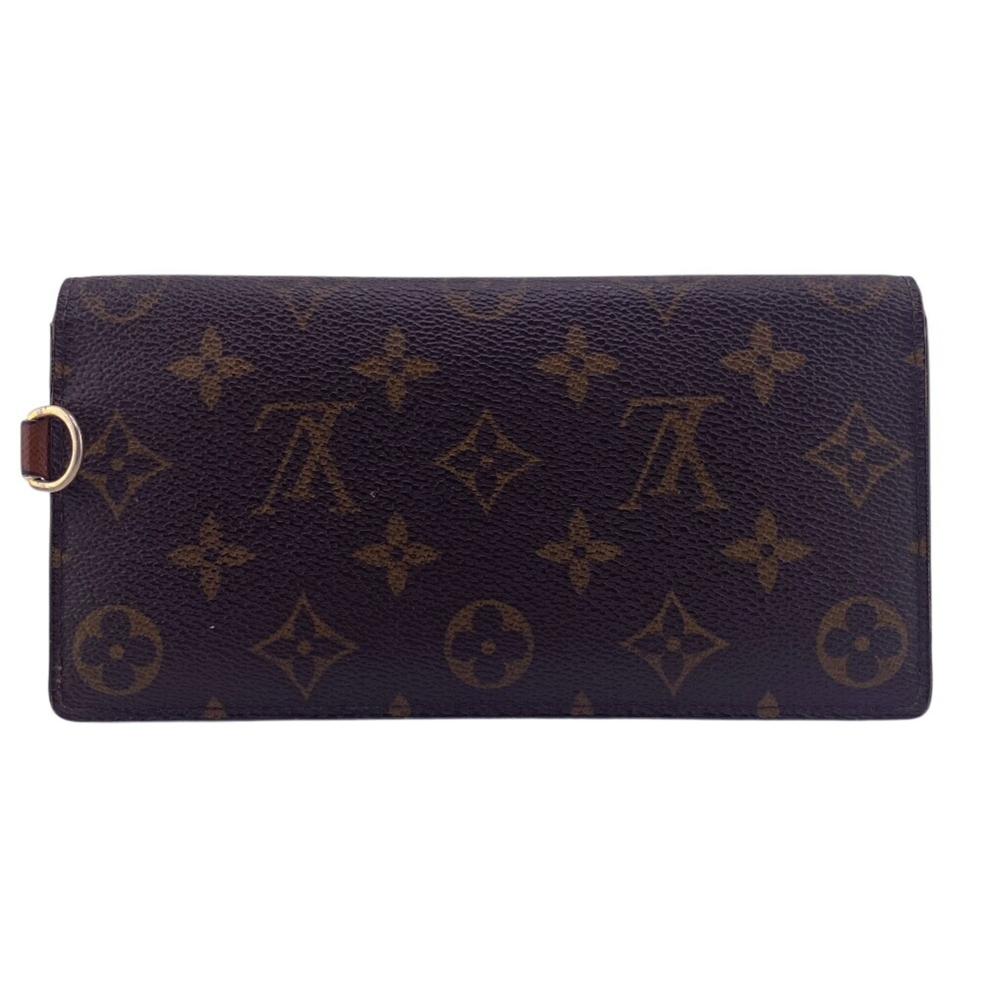 Louis Vuitton Monogram Brown Monogram Long Wallet (Bi-Fold) (Pre-Owned)