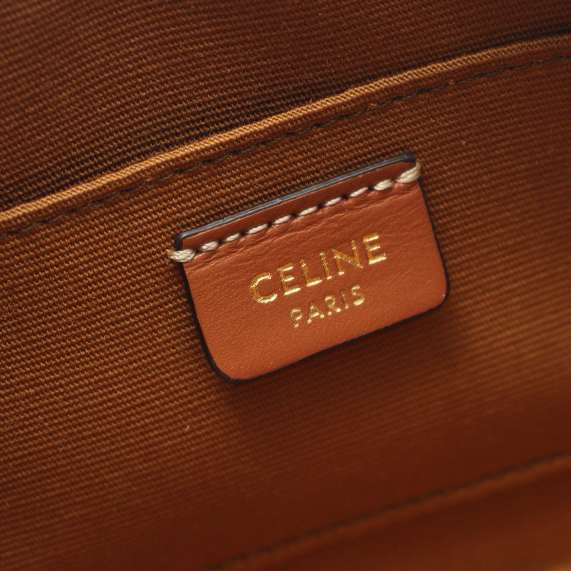 Triomphe East-West Shoulder Bag Triomphe Coated Canvas