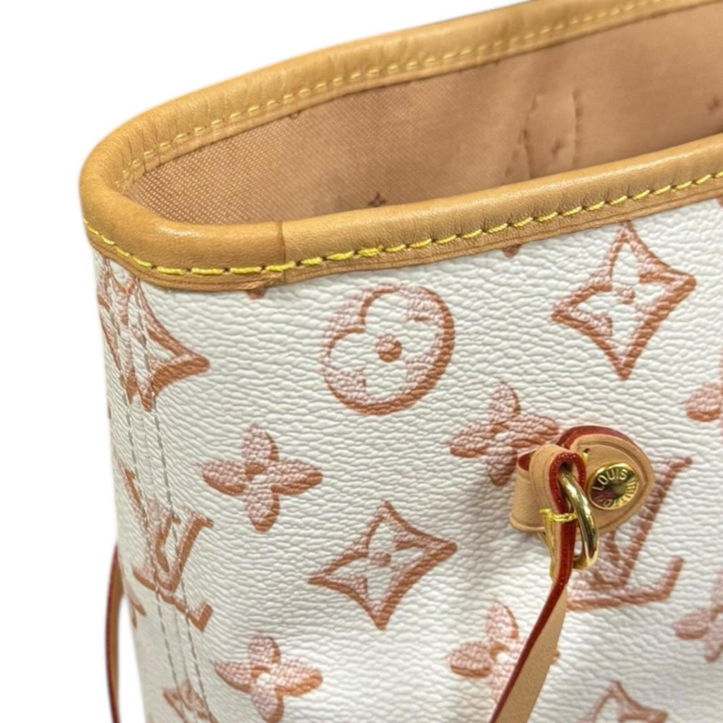 Louis Vuitton Beige Ivory Pvc Tote Bag (Pre-Owned)