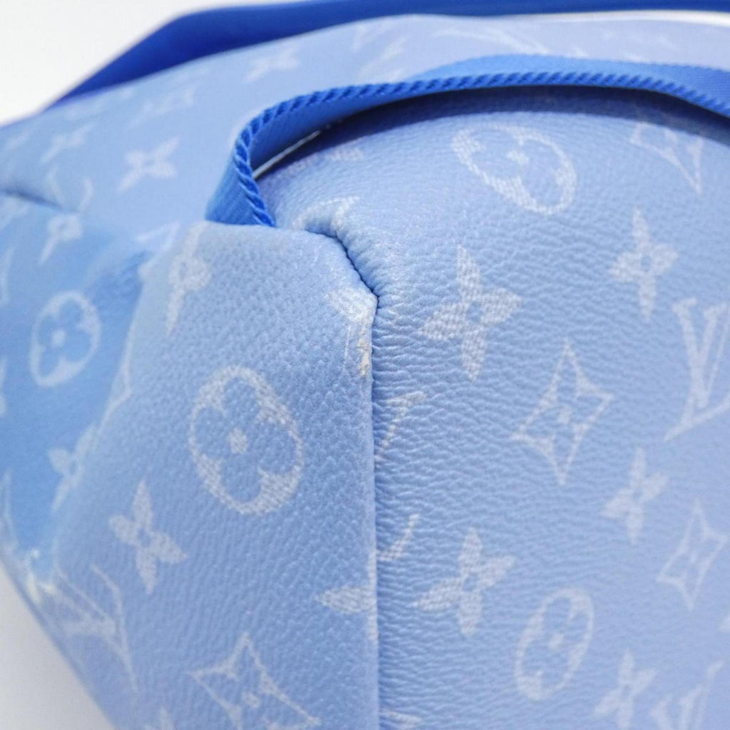 Louis Vuitton Blue Coated Canvas Backpack (Pre-Owned)