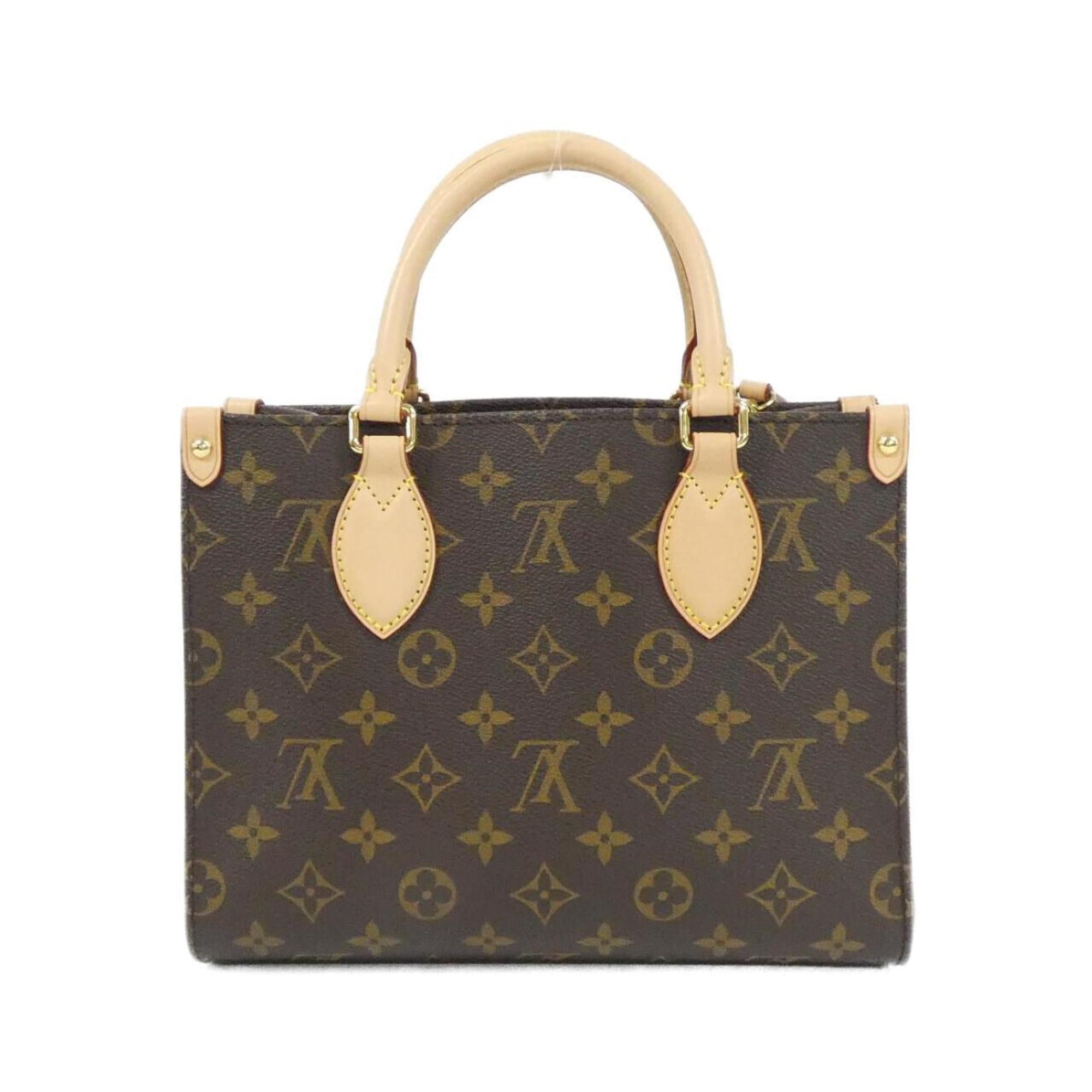 Louis Vuitton Marron Coated Canvas Handbag (Pre-Owned)