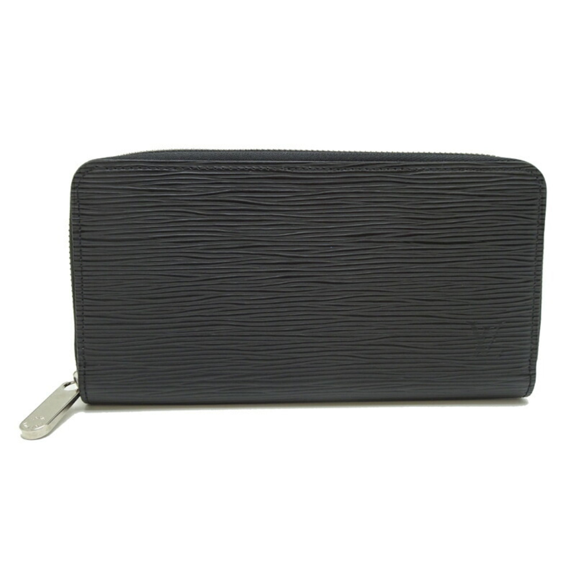Louis Vuitton Epi Black Noir Epi Leather Long Wallet (Bi-Fold) (Pre-Owned)