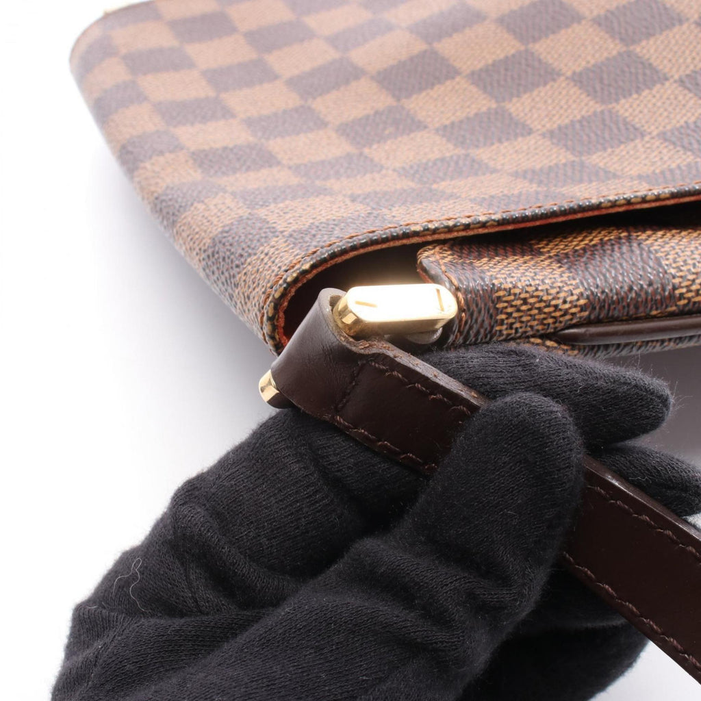 Louis Vuitton Brown Damier Canvas Coated Canvas Leather Shoulder Bag (Pre-Owned)