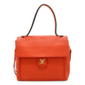Louis Vuitton Orange Red Leather Handbag (Pre-Owned)
