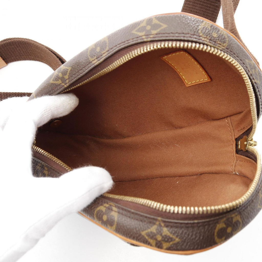Louis Vuitton Brown Coated Canvas Leather Fanny Pack (Pre-Owned)