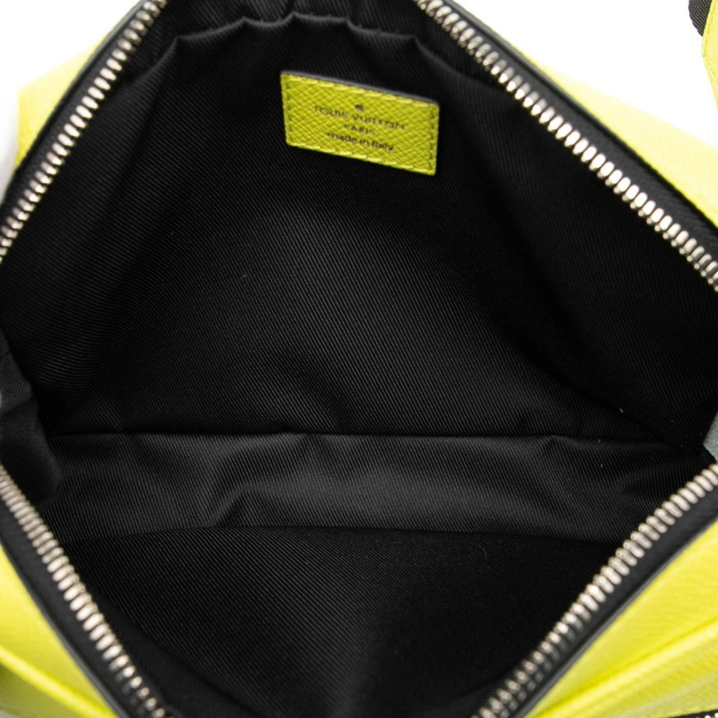 Louis Vuitton Taigarama Jaune Yellow Pvc Leather Sling Bag (Pre-Owned)