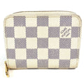 Louis Vuitton Damier Azur Damier Azur White Damier Azur Coin Purse/Coin Case (Pre-Owned)