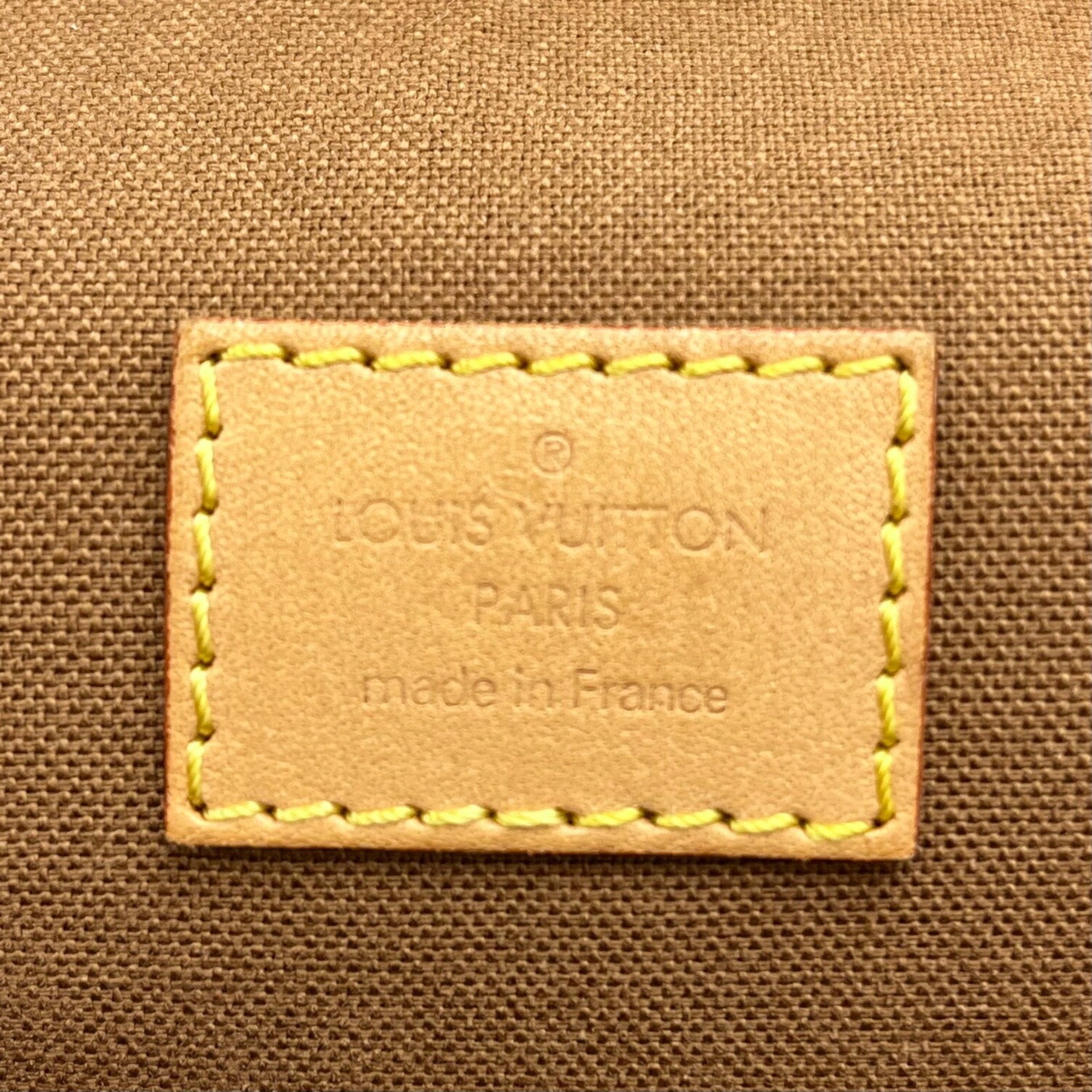 Louis Vuitton Brown Monogram Leather Shoulder Bag (Pre-Owned)