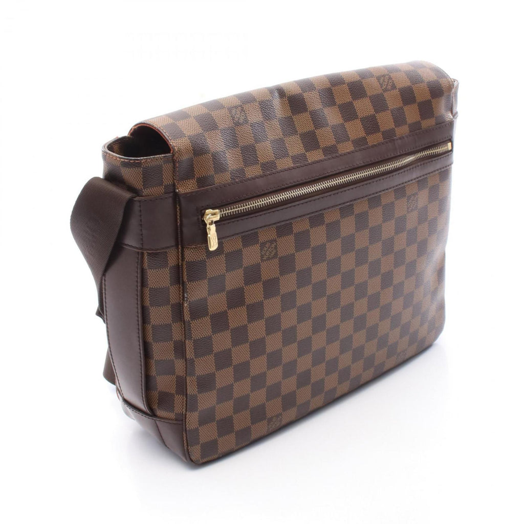 Louis Vuitton Brown Ebene Coated Canvas Leather Shoulder Bag (Pre-Owned)