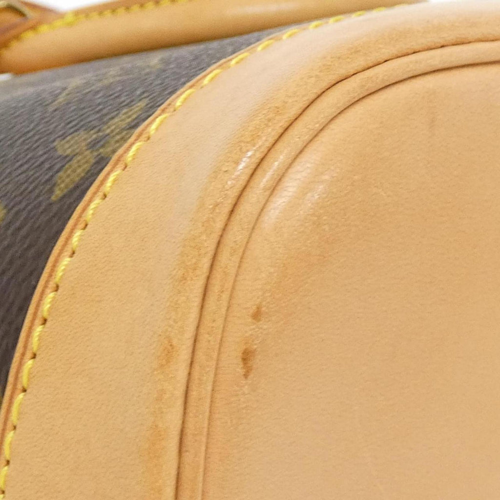 Louis Vuitton Marron Coated Canvas Handbag (Pre-Owned)