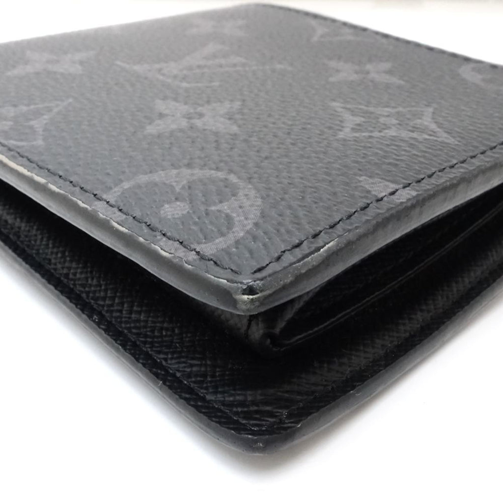 Louis Vuitton Monogram Eclipse Noir Monogram Eclipse Wallet (Bi-Fold) (Pre-Owned)