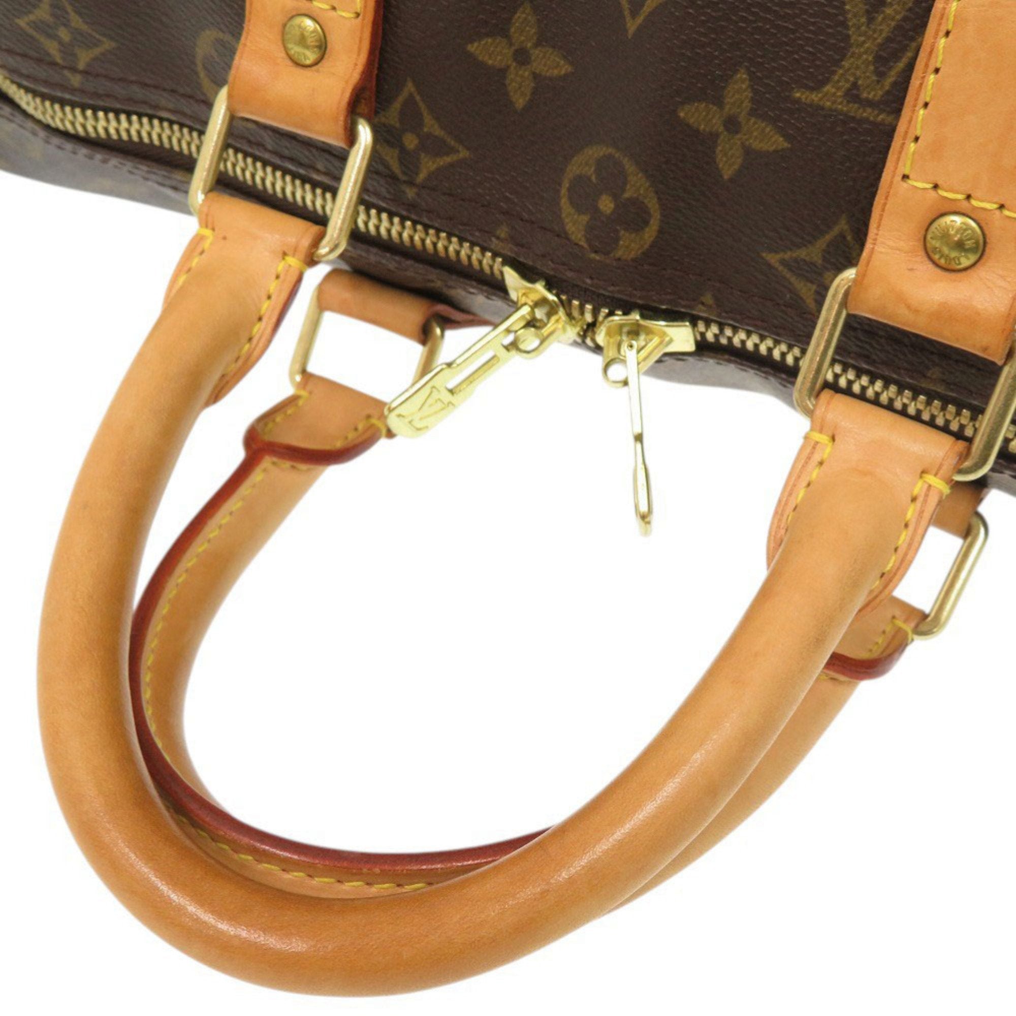 Louis Vuitton Brown Monogram Canvas Boston Bag (Pre-Owned)