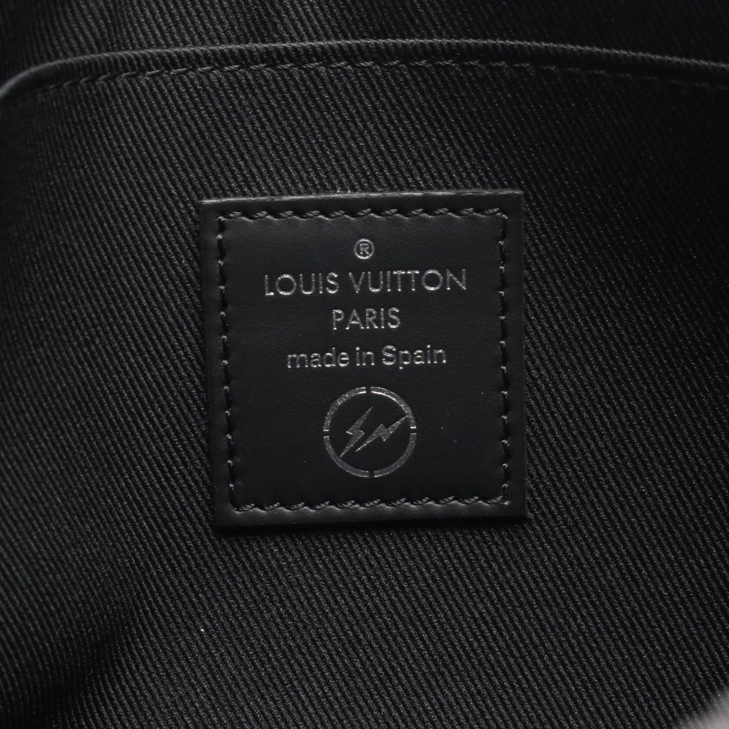 Louis Vuitton Black Monogram Eclipse Pvc Pouch (Pre-Owned)