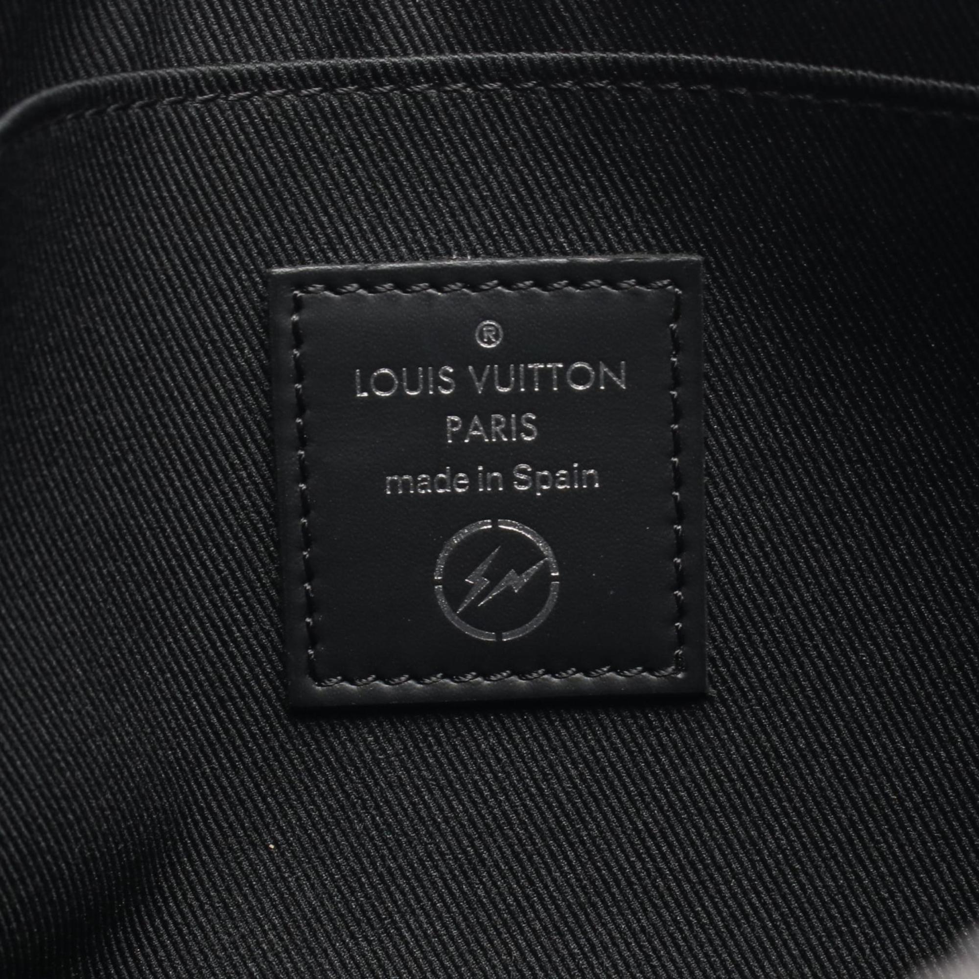 Louis Vuitton Black Monogram Eclipse Pvc Pouch (Pre-Owned)