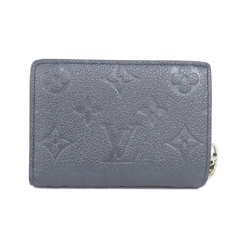 Louis Vuitton Monogram Empreinte Navy Leather Wallet (Bi-Fold) (Pre-Owned)