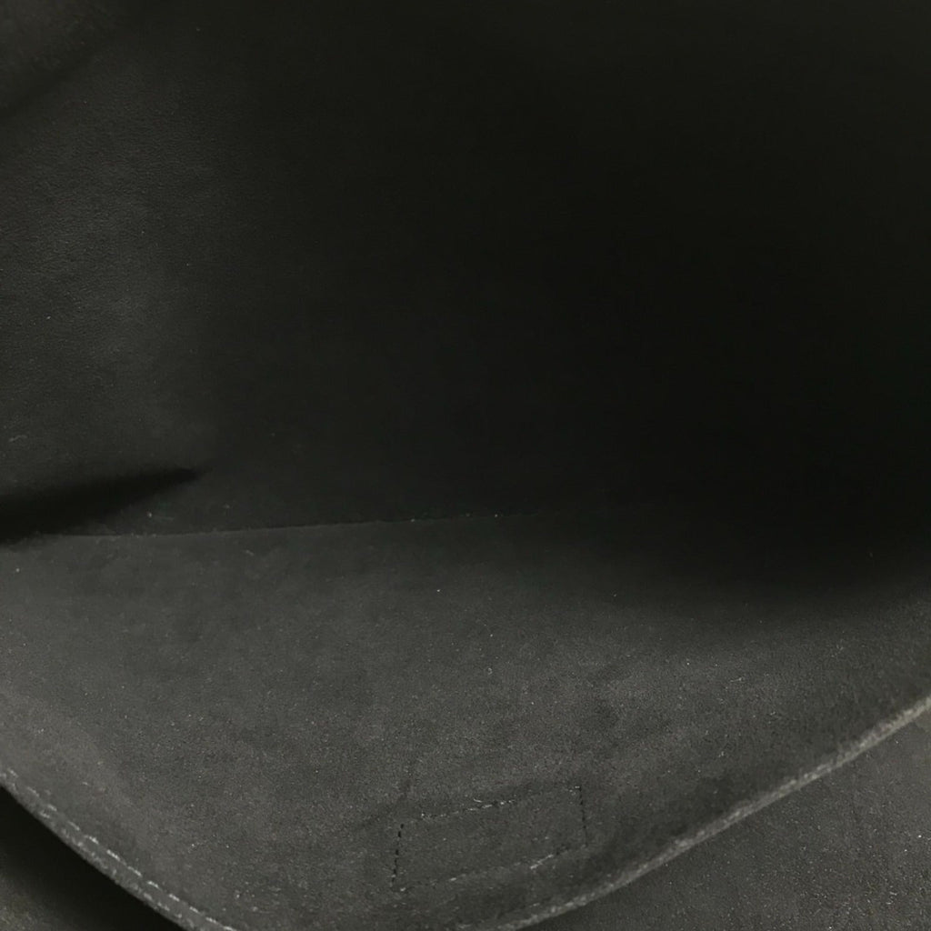 Louis Vuitton Black Noir Leather Clutch Bag Pochette (Pre-Owned)