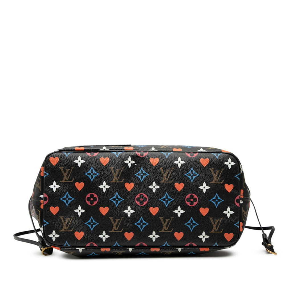 Louis Vuitton Black Multi-Color Pvc Leather Pouch Shoulder Bag Tote Bag (Pre-Owned)