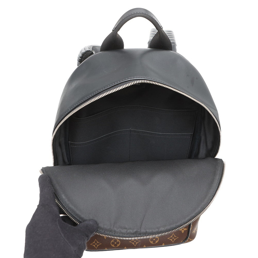 Louis Vuitton Black Brown Monogram Macassar Noir Monogram Backpack (Pre-Owned)