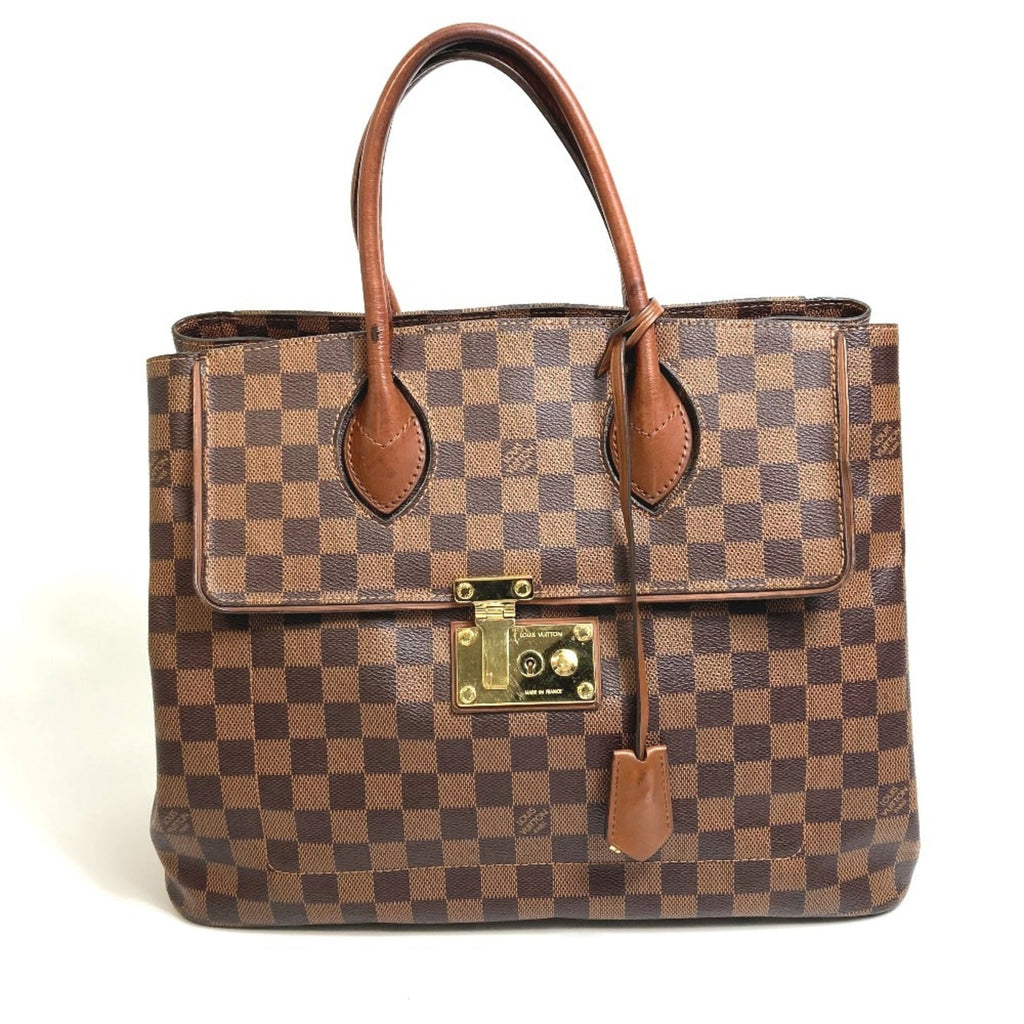 Louis Vuitton Brown Damier Canvas Handbag Tote Bag (Pre-Owned)
