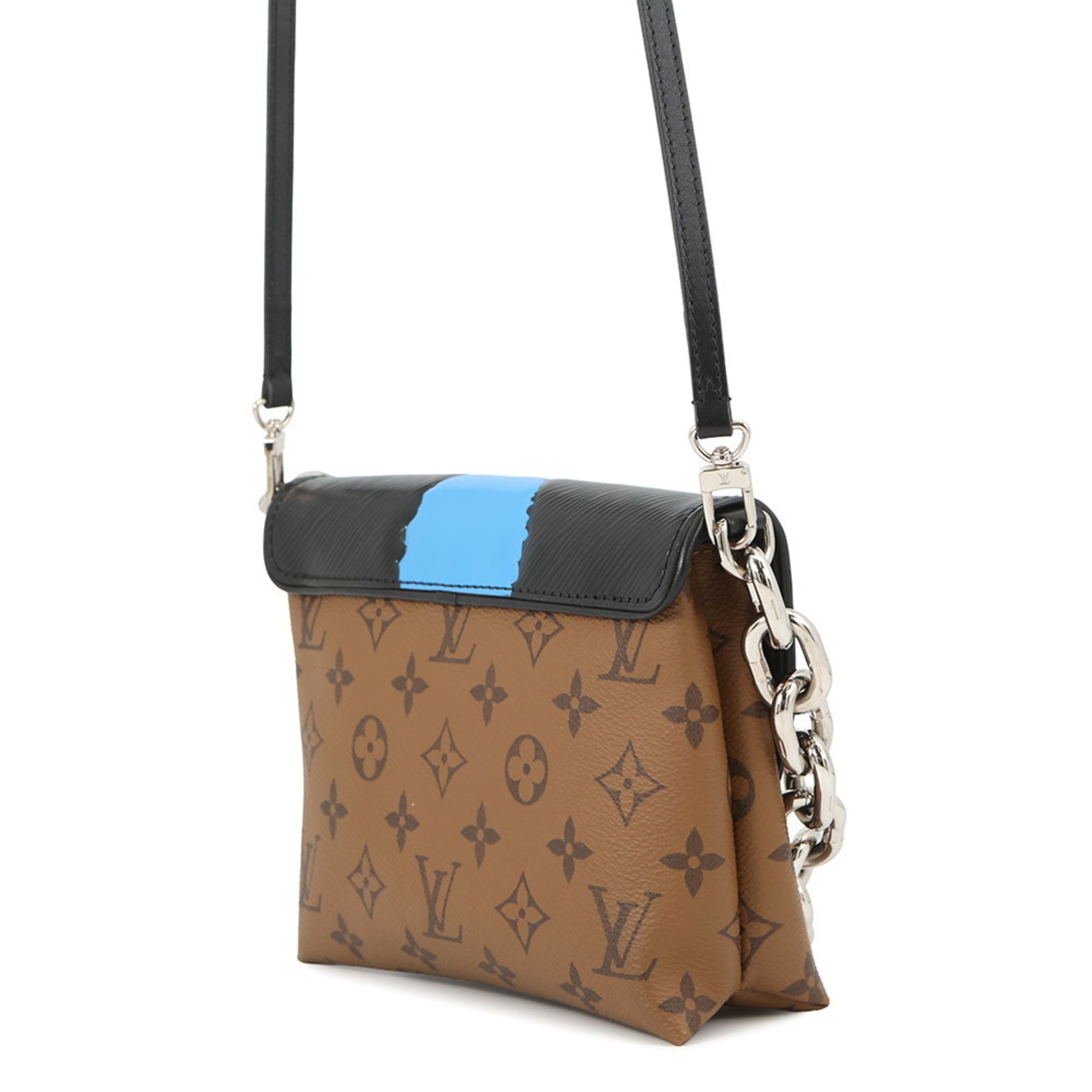 Louis Vuitton Monogram Reverse Noir Monogram Reverse Handbag Pochette Shoulder Bag (Pre-Owned)