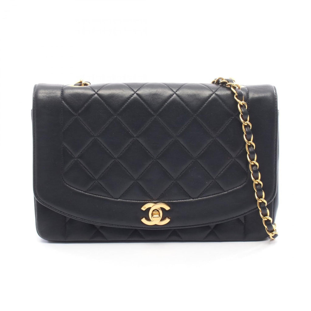 Vintage Diana Flap Bag Quilted Lambskin Medium