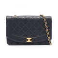 Vintage Diana Flap Bag Quilted Lambskin Medium
