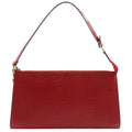 Louis Vuitton Castilian Red Red Color Epi Leather Pochette Pouch (Pre-Owned)