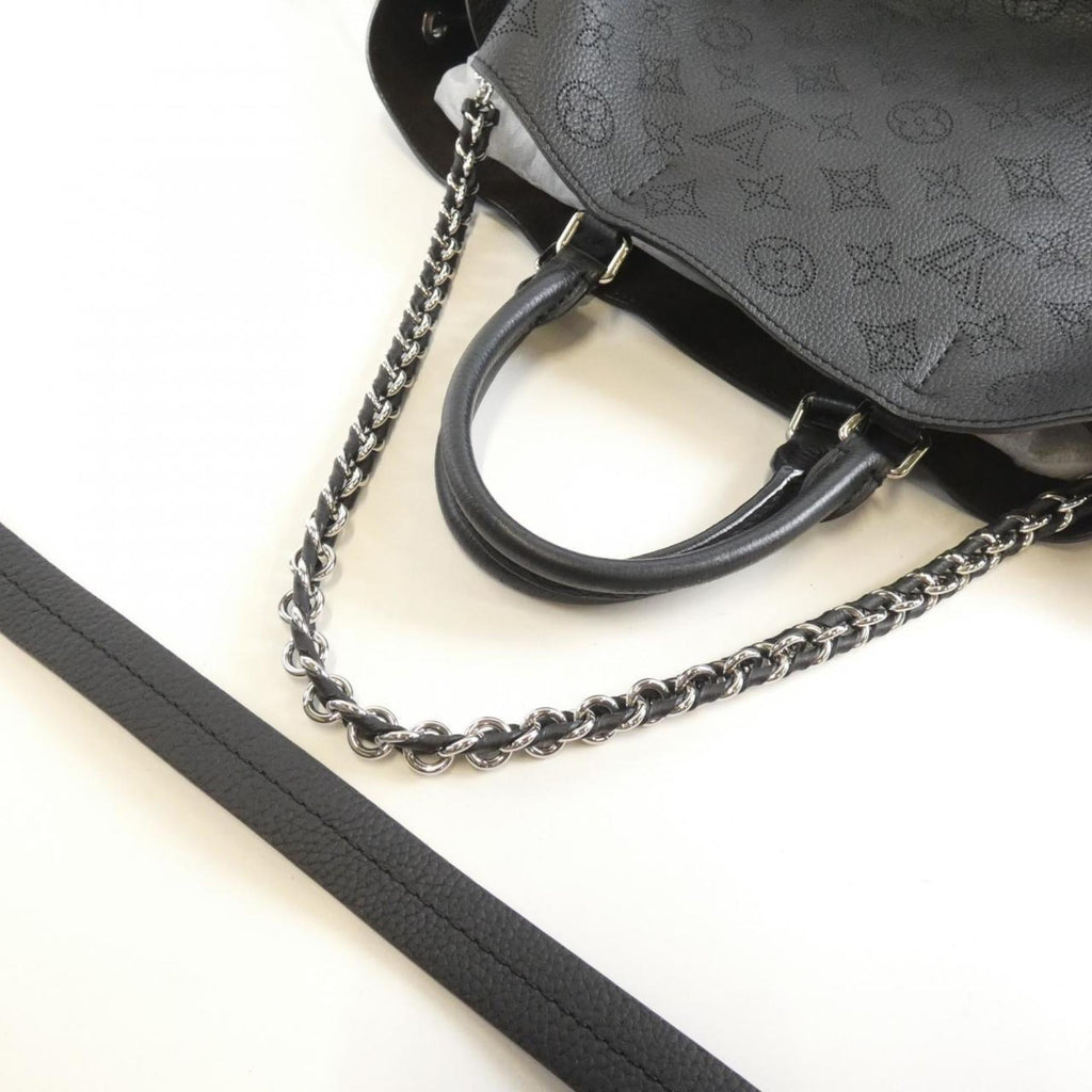 Louis Vuitton Black Leather Handbag (Pre-Owned)