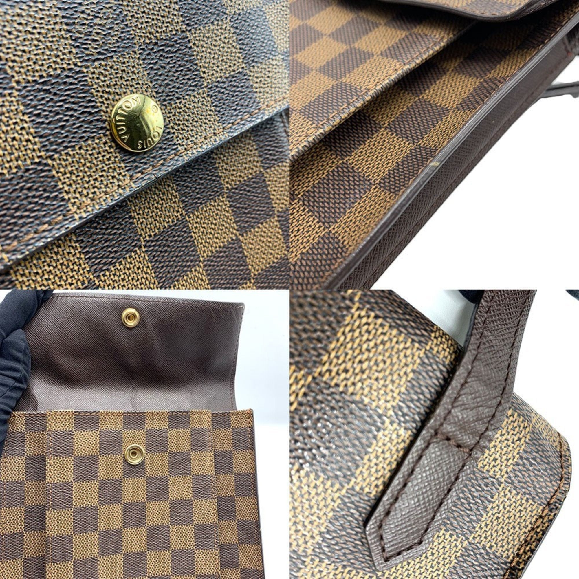 Louis Vuitton Damier Canvas Damier Canvas Pochette Shoulder Bag (Pre-Owned)