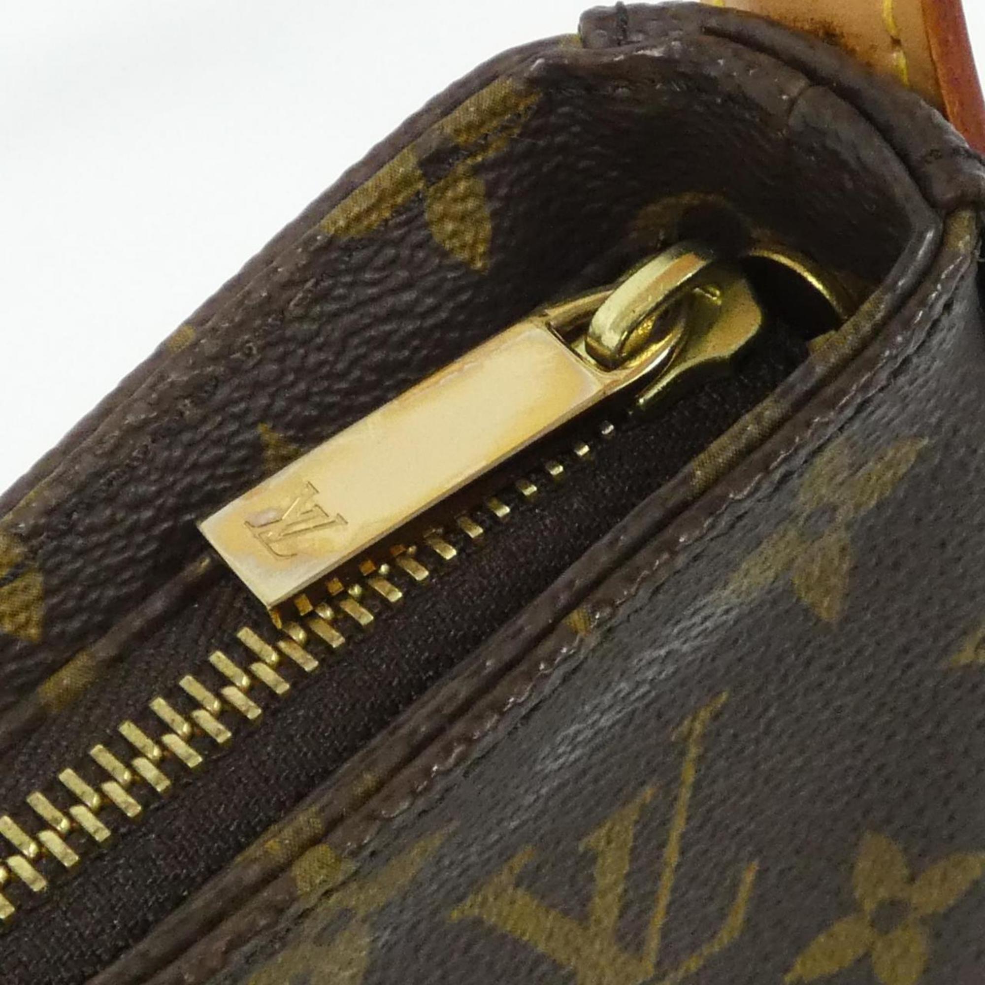 Louis Vuitton Brown Coated Canvas Shoulder Bag (Pre-Owned)