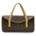Louis Vuitton Black Brown Monogram Monogram Handbag (Pre-Owned)