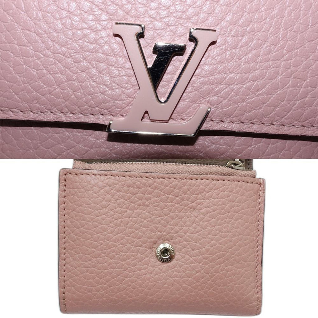 Louis Vuitton Magnolia Leather Wallet (Tri-Fold) (Pre-Owned)