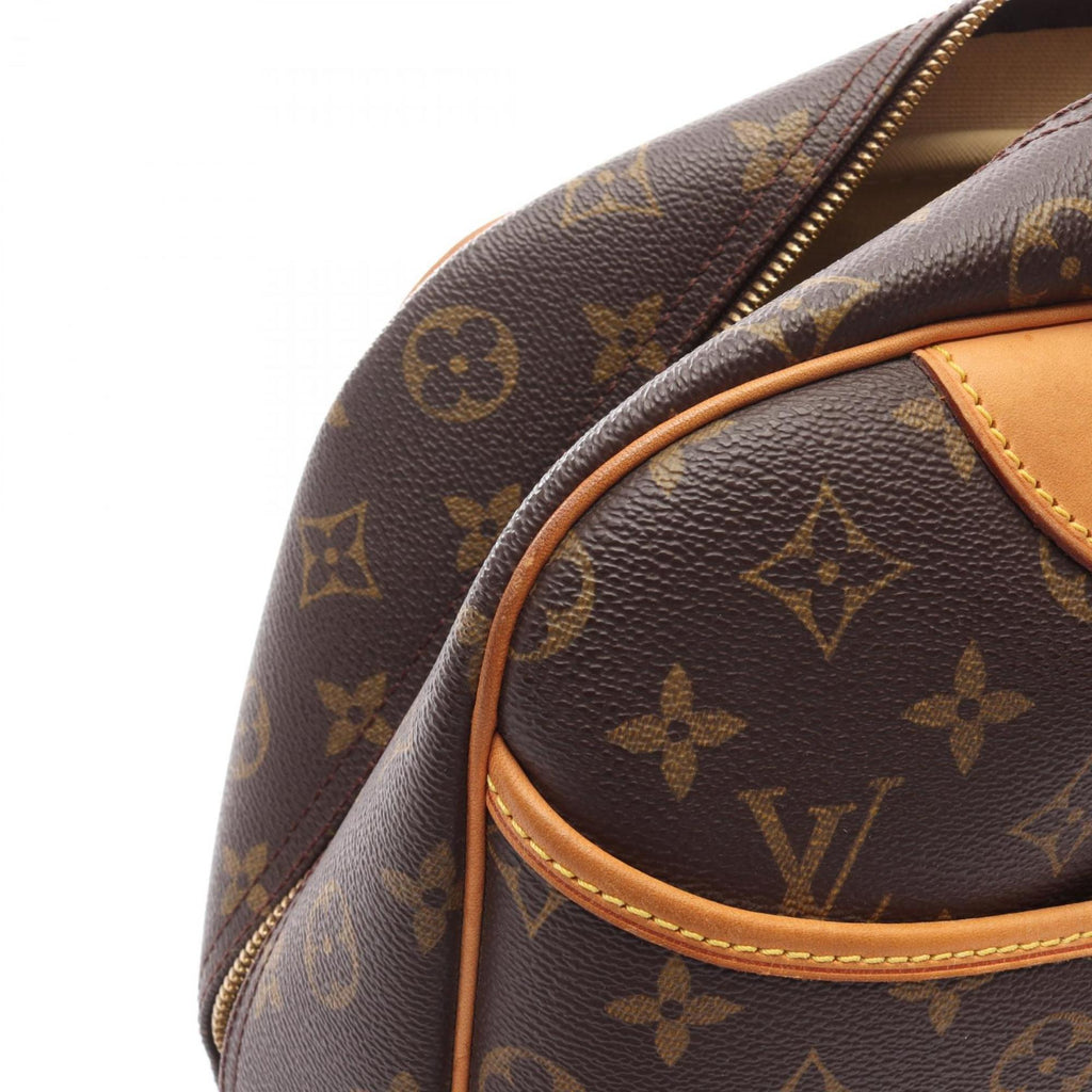 Louis Vuitton Brown Coated Canvas Leather Handbag (Pre-Owned)