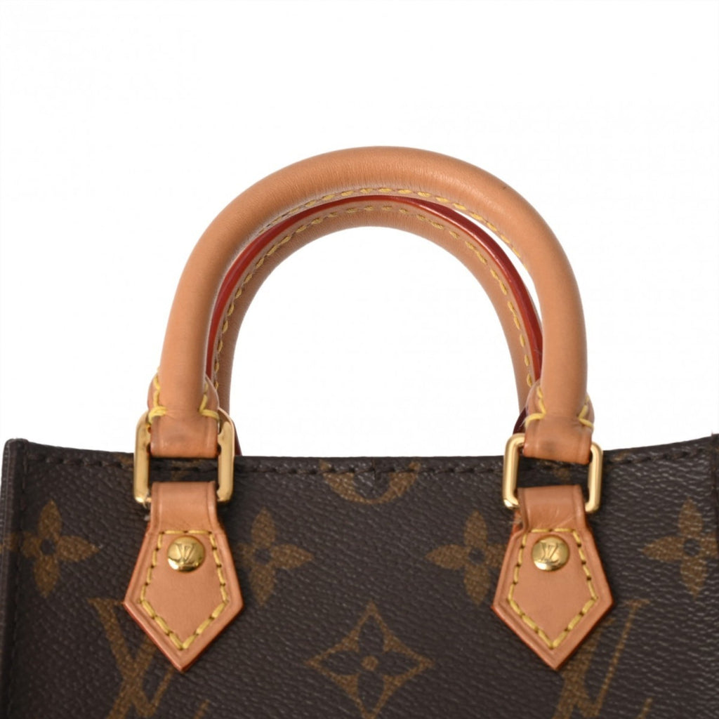 Louis Vuitton Brown Monogram Canvas Handbag (Pre-Owned)