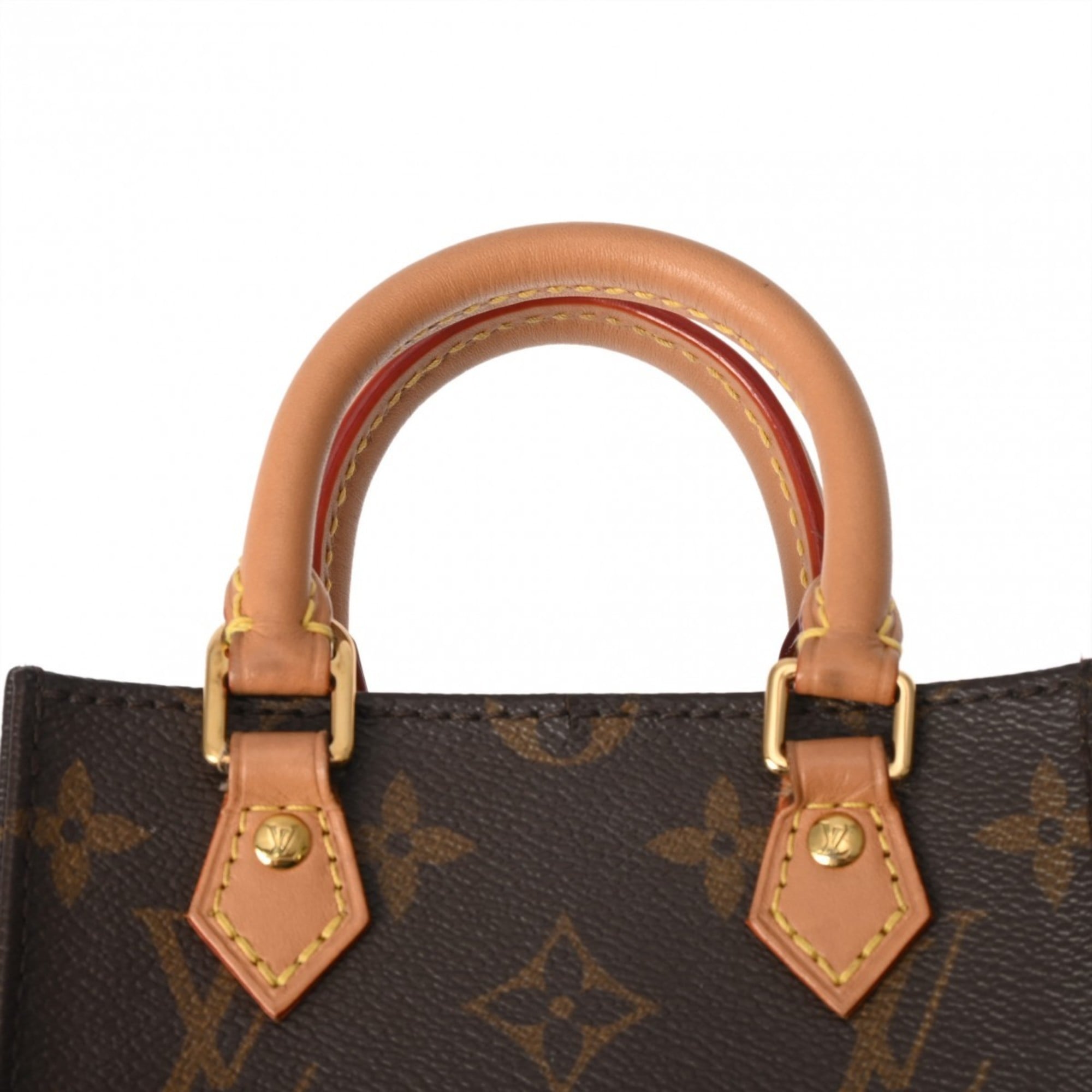 Louis Vuitton Brown Monogram Canvas Handbag (Pre-Owned)