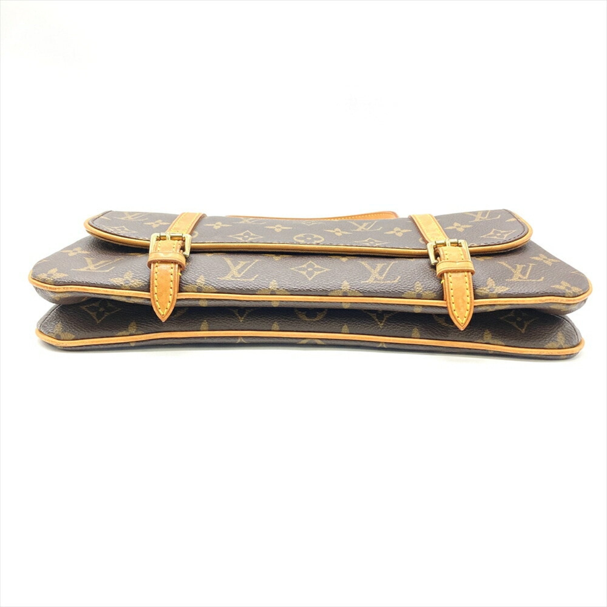 Louis Vuitton Monogram Brown Galle Monogram Monogram Shoulder Bag (Pre-Owned)