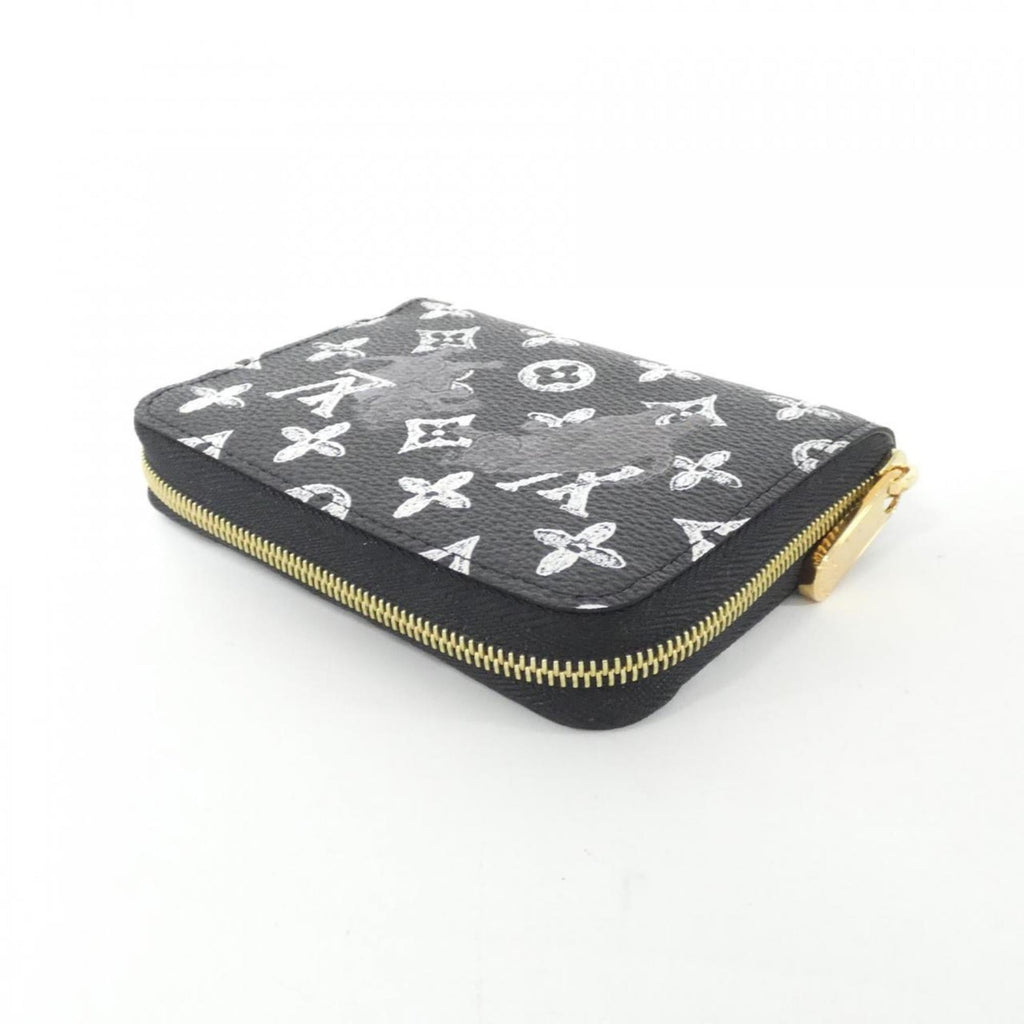 Louis Vuitton Black Coated Canvas Coin Purse/Coin Case (Pre-Owned)