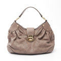 Louis Vuitton Brown Mahina Leather Shoulder Bag (Pre-Owned)