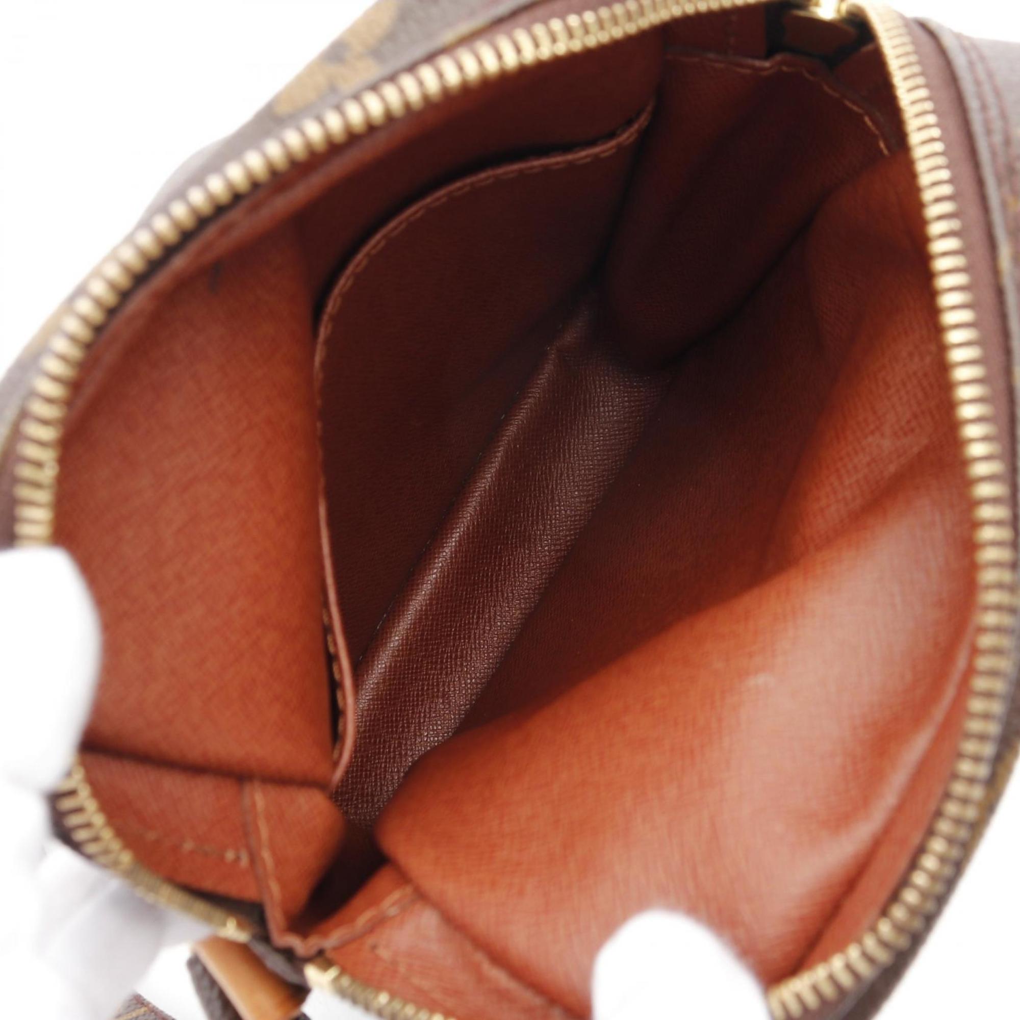 Louis Vuitton Brown Monogram Coated Canvas Leather Pvc Shoulder Bag (Pre-Owned)