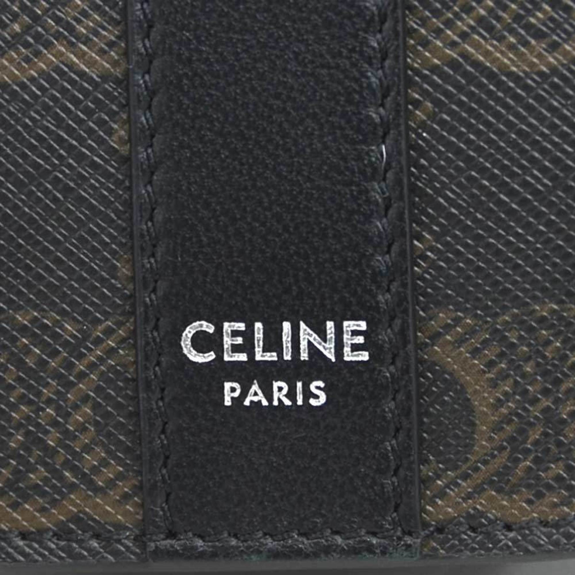 Wallet on Strap Triomphe Coated Canvas