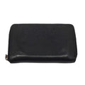 Louis Vuitton Taiga Black Taiga Leather Coin Purse/Coin Case (Pre-Owned)