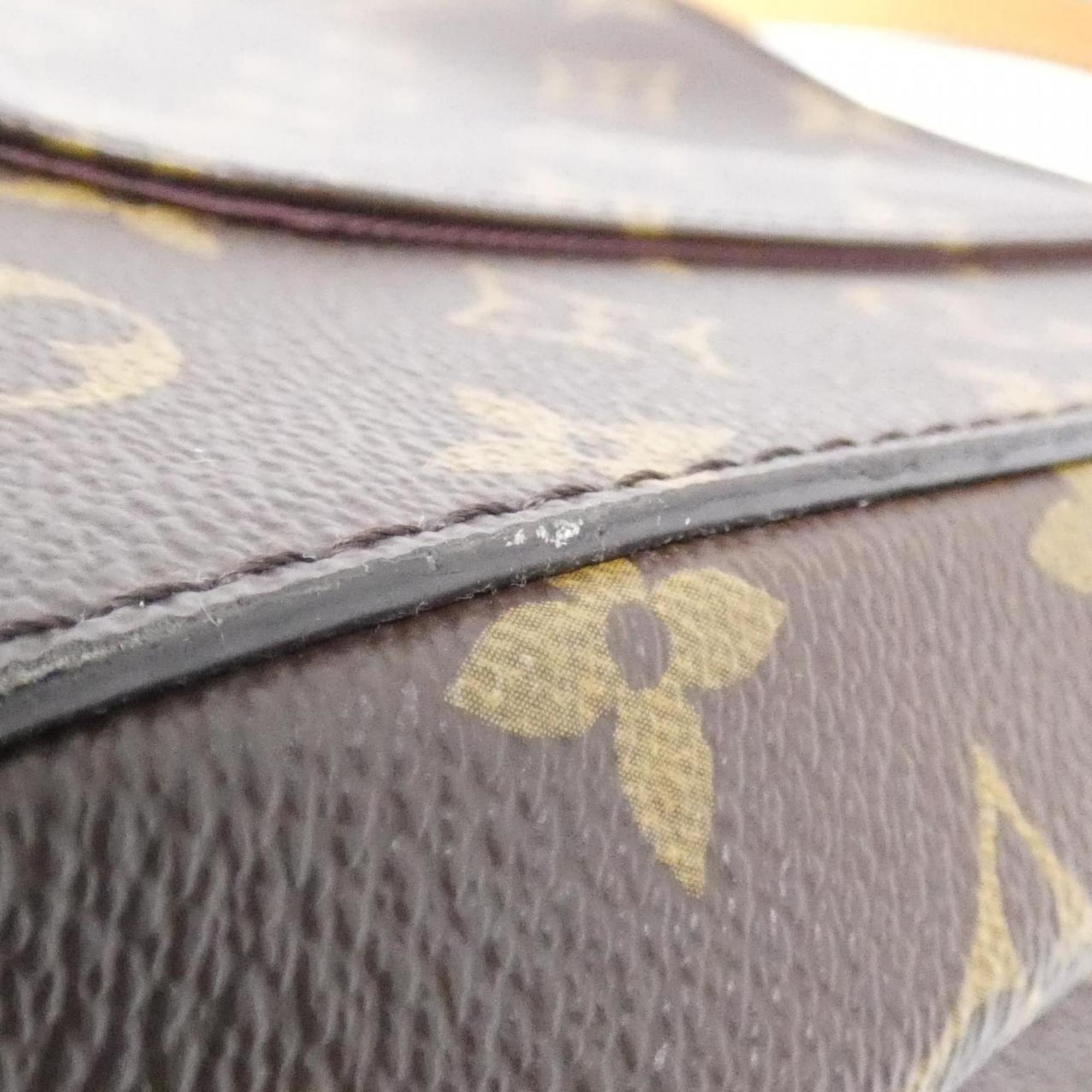 Louis Vuitton Marron Coated Canvas Handbag (Pre-Owned)